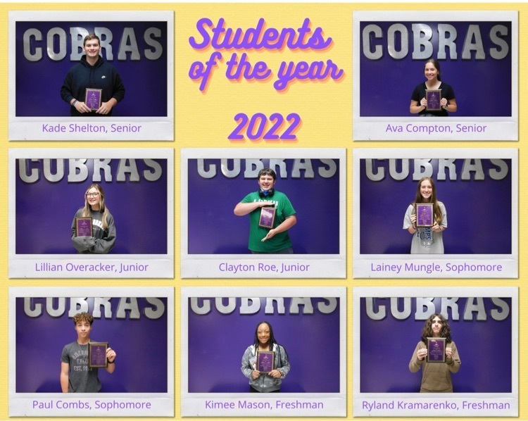 HS Students of the Year