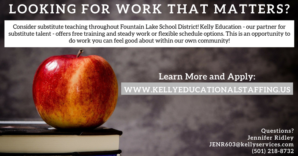 Kelly Educational Staffing is now hiring substitutes!
