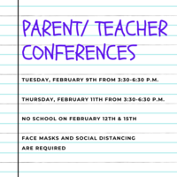 Parent/ Teacher Conferences | No School