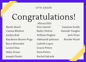 Congratulations to our Altrusa students!