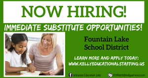 Kelly Educational Staffing is Now Hiring Substitutes!