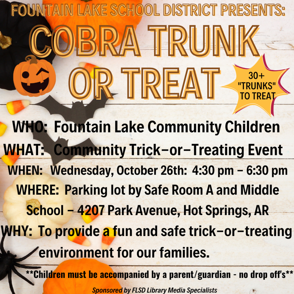Cobra Trunk or Treat Flyer
