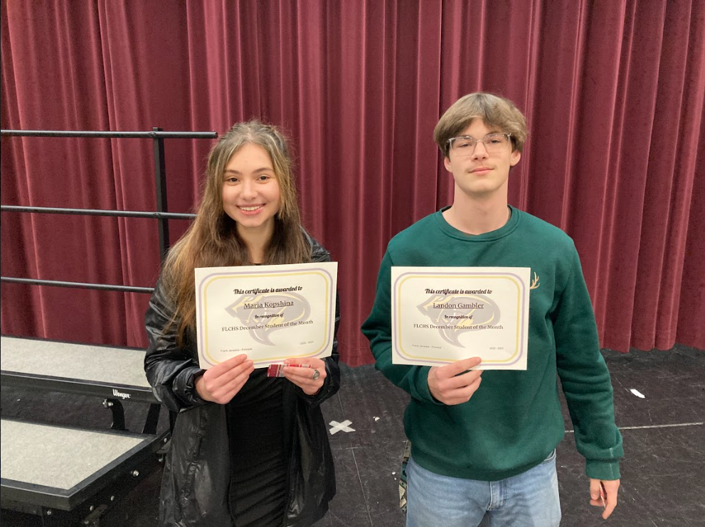 9th Grade Students of the Month - December