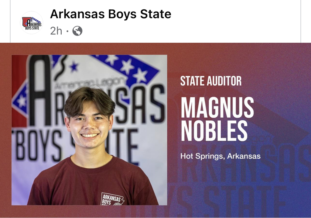 Nobles - Boys State Auditor