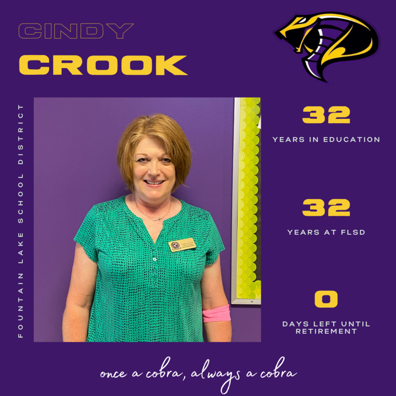 Retirement - Cindy Crook