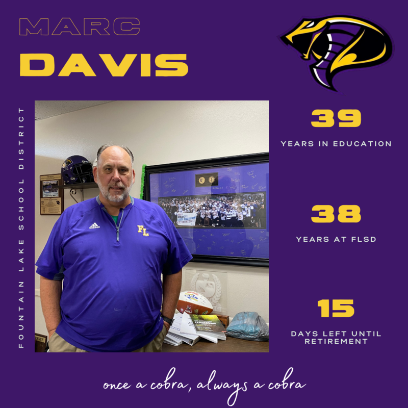 Retirement - Coach Marc Davis
